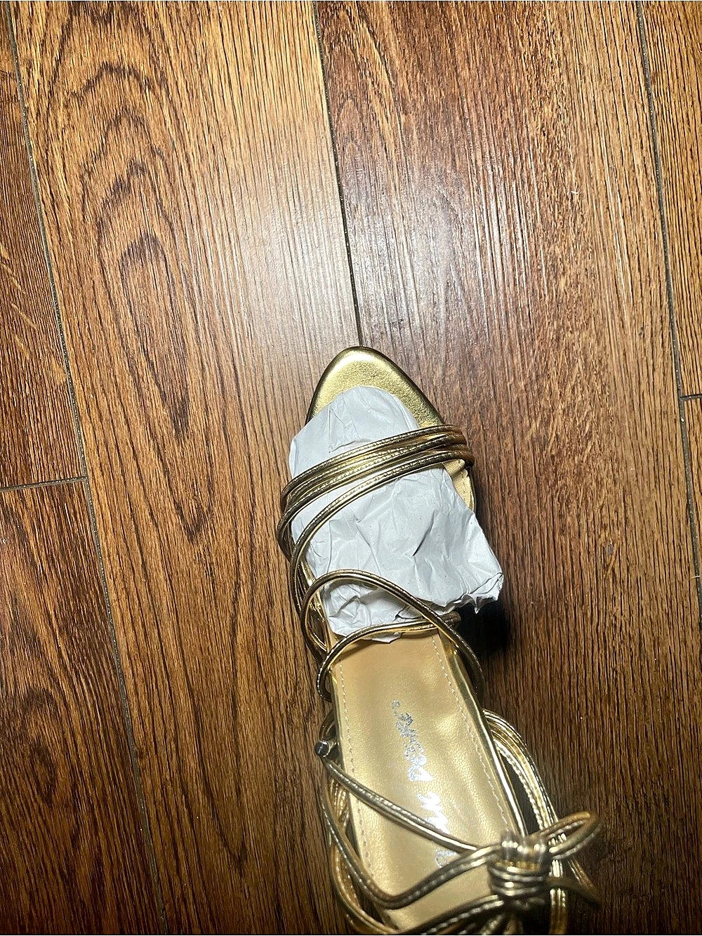 Public Desire gold strappy platform stiletto heels BRAND NEW in a box